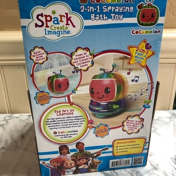 Spark Cocomelon 2 in 1 Spraying Bath Toy NEW - Picture 2 of 3